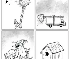 인간 : 우리가 불쌍한 동물들을 보호해 줘야해