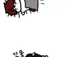 라오) 하찌꼬랑 노는 만화