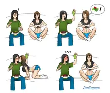 알파메일이 풀떼기 처먹으면 생기는 일.comic