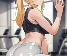 헬스장에 희한한 옷 입고 온 입주민