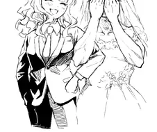 [신데마스] 웨딩드레스 촬영하는 키라리.manga