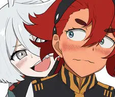 [수성의마녀]슬레타를 바라보는 미오리네