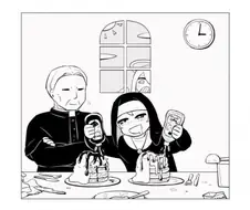 타락하는 신부와 수녀를 지켜보는 천사 만화.manhwa