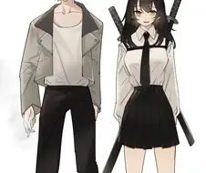 [체인소맨] (ts)콴시와 키시베 manhwa