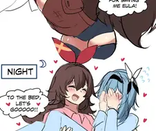 원신)낮져밤이 앰버유라(백합)
