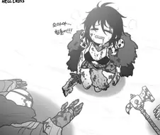 워해머)오크가 교미하려는 만화.manga