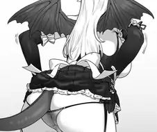 [후방] 꼬리있는 여캐가 팬티를 입는 방법