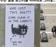 무슨 실종 포스터를 이따구로 그려놓....