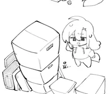 하의실종퍼리 이사하는 만화