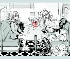 (히로아카)중학생 시절의 토가 히미코와 성장한 토가 히미코.manga