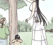 꼬마랑 놀아주는 팔척눈나.manwha