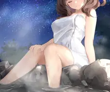 [말딸] 노천탕에서 마주친 뭉뭉이