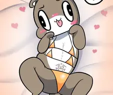 침대위에서 음문이 발동되 음탕한 자세로 유혹