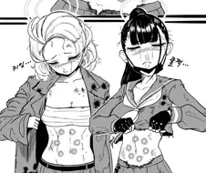 블루아카) 노노미에게 당한 불량배들.manhwa