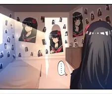 얀데레 여성이 스토킹 대상의 집에 몰래 들어가서 안심하는 만화