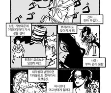 의외로 죠죠 격투게임에서 되게 과격해진 인물.manwha