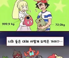 포켓몬 괴력 마사라인과 돌연변이