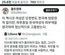 한국인에게 스트레스 받는 멕시코녀.twt