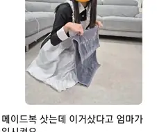 메이드복 샀다가 들킨 자의 최후