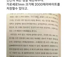 인간의 두뇌는 대단함