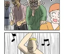 길거리에서 춤추는 벌거벗은 임금님