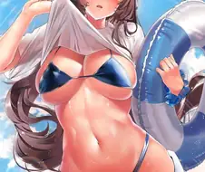말딸, 후방) 수영복 사토노 다이아몬드