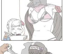 fgo) 일본서번트가 보구를 써서 공간왜곡을 시전하는 manhwa