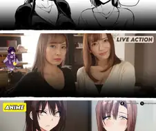 망가 VS 실사 VS 애니
