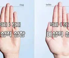 남자 손가락의 비밀