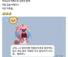 엄마 아빠가 여행 가자 고2딸의 반응