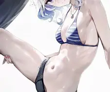 빈약한 몸매 져앟♡!