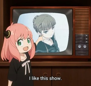 스파이패밀리) 아냐가 좋아하는 만화영화