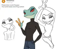 퍼리,호모)공포의 개구리 왕자