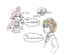 블루아카)호시노가 성인된 만화