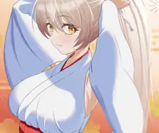 [말딸] 머리 묶는 무녀복 다이아