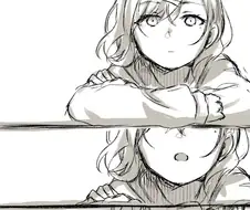@) 노을을 바라보는 마도카와 프로듀서.manga