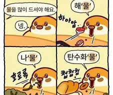 의사 : 물을 많이 드셔야 해요.jpg