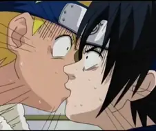 나루토의 첫키스를 패러디하는 패러디 만화