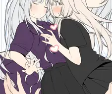 #백합#안구사#소전# 만화#마일리#가슴주무르기