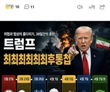 트럼프) 근데 이럴수록 이란-미국 휴전,종전협상은 요연함