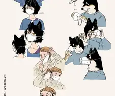 던전밥)종족 차이를 연구해본 흔적 - 마스크 씌우기