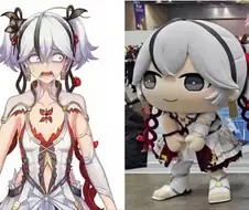 명조,AI) 제미나이야, 카멜리아가 놀라는 모습을 그려줘.