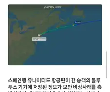 10대 꼬마의 장난 때문에 비행기가 회항