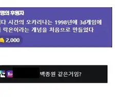 시간의 오카리나 티저를 본 사람의 상상도 못한 반응