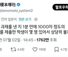 타자 속도가 신의 수준인 대학생