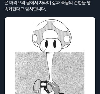 흠좀무인 슈퍼마리오 만화의 가설.manga