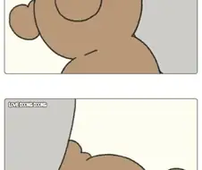 강아지가 주인 빤히 쳐다보는 만화.manhwa