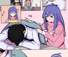 @)자신의 치마를 벗어주는안나.manga