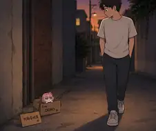 아기 도로롱을 줍다.jpg