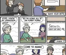 손자의 취향을 너무 잘아는 할머니 manhwa